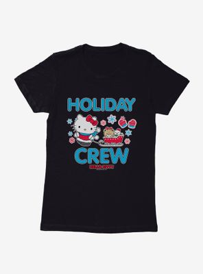 Hello Kitty Holiday Crew Sled Womens T-Shirt