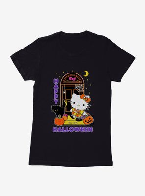 Hello Kitty Trick Or Treating Womens T-Shirt