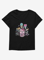 Hello Kitty Sugar Rush Candy Boba Womens T-Shirt Plus