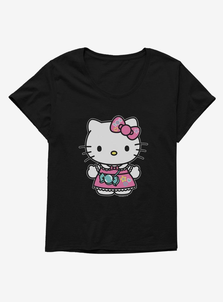 Hello Kitty Sugar Rush Candy Purse Womens T-Shirt Plus