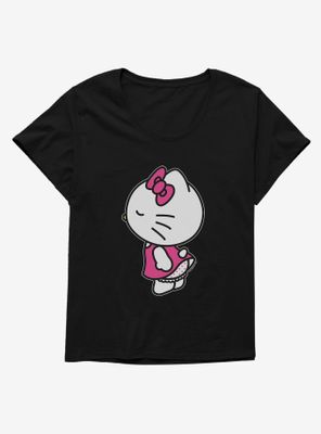 Hello Kitty Sugar Rush Shy Away Womens T-Shirt Plus