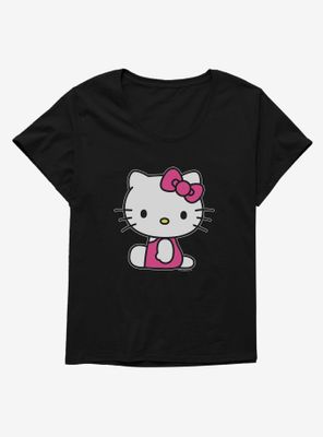 Hello Kitty Sugar Rush Side View Womens T-Shirt Plus