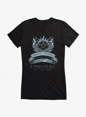 Supernatural Join The Hunt Girl's T-Shirt