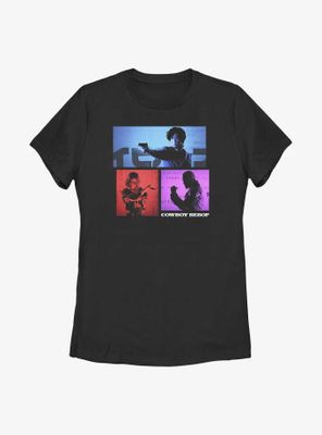 Cowboy Bebop Trio Box Up Womens T-Shirt