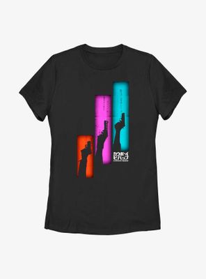 Cowboy Bebop Gun Panels Womens T-Shirt