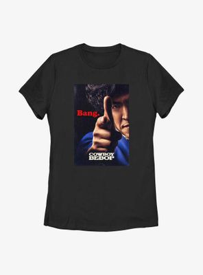 Cowboy Bebop Spike Bang Poster Womens T-Shirt