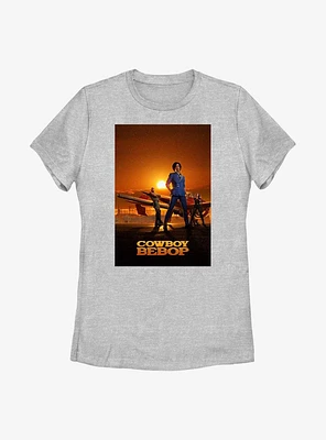 Cowboy Bebop Sunset Poster Womens T-Shirt