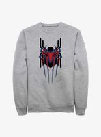 Marvel Spider-Man Triple Emblem Stacked Sweatshirt