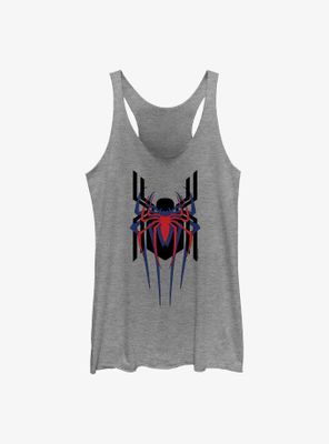 Marvel Spider-Man Triple Emblem Stacked Womens Tank Top