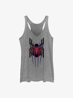 Marvel Spider-Man Triple Emblem Stacked Womens Tank Top