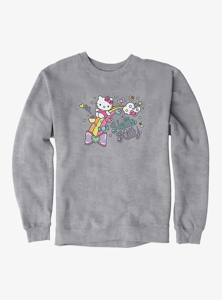 Hello Kitty Sugar Rush Candy Rainbow Sweatshirt