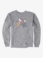 Hello Kitty Sugar Rush Candy Rainbow Sweatshirt