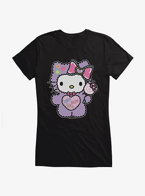 Hello Kitty Sugar Rush Fuzzy Lollipop Girls T-Shirt