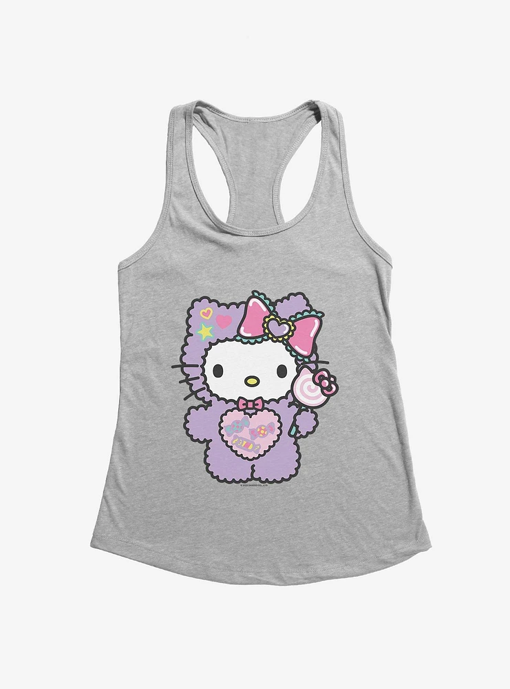 Hello Kitty Sugar Rush Fuzzy Lollipop Girls Tank