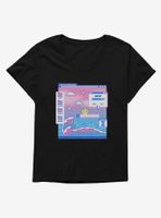 Vaporwave Save The Beaches Womens T-Shirt Plus