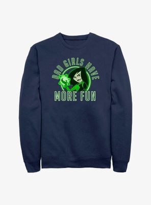 Disney Kim Possible Shego Bad Girls Have More Fun Sweatshirt