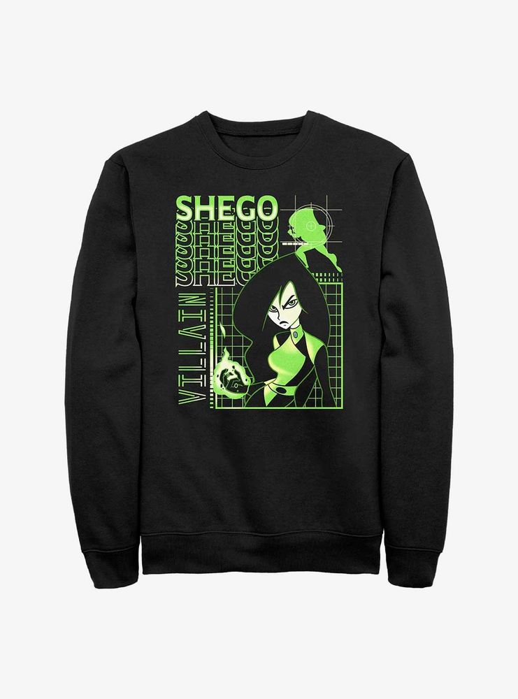 Disney Kim Possible Shego Villain Sweatshirt