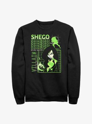 Disney Kim Possible Shego Villain Sweatshirt