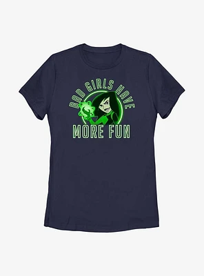 Disney Kim Possible Shego Bad Girls Have More Fun Womens T-Shirt
