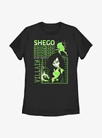 Disney Kim Possible Shego Villain Womens T-Shirt