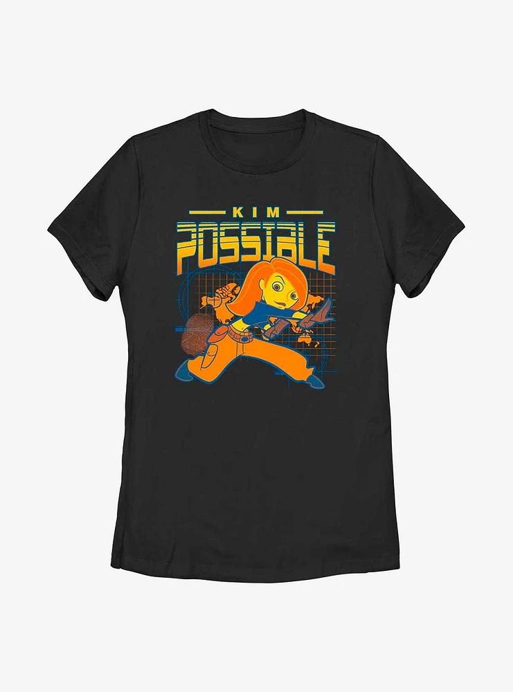 Disney Kim Possible World Hero Womens T-Shirt