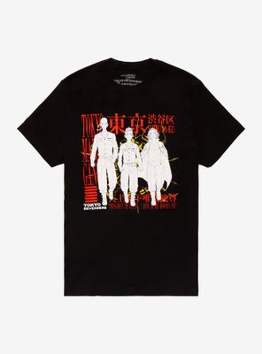 Tokyo Revengers Manji Trio T-Shirt