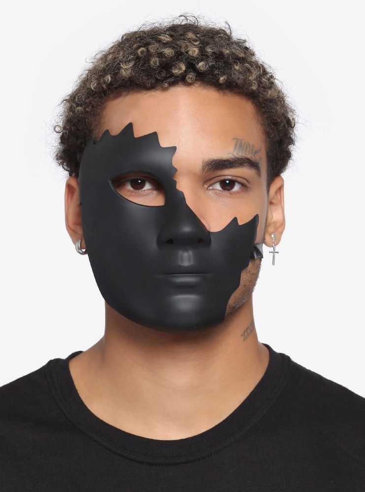 Matte Black Half-Mask