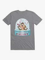 Looney Tunes Taz Crazy Love Snow Globe T-Shirt