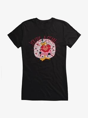 Looney Tunes Daffy Duck Gem Girls T-Shirt