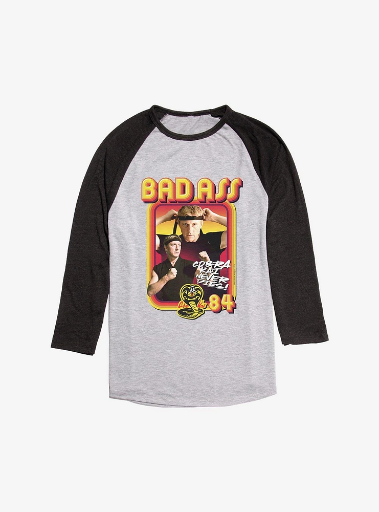 Cobra Kai Bad Ass Johnny 84 Raglan