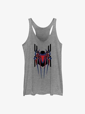 Marvel Spider-Man Spiders Stacked Raw Edge Girl's Tank