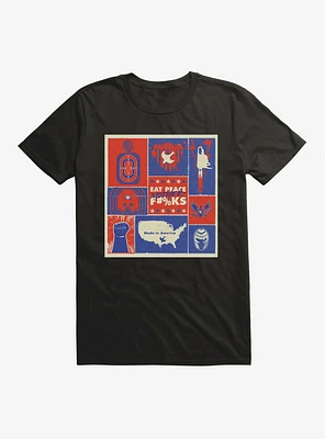 DC Comics Peacemaker Symbols T-Shirt