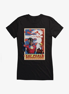 DC Comics Peacemaker Eat Peace Girl's T-Shirt