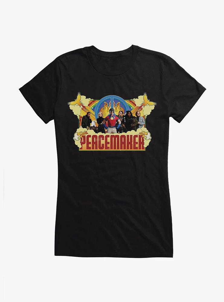 DC Comics Peacemaker Logo Girl's T-Shirt