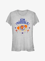 Disney Kim Possible Kp Collegiate Girl's T-Shirt