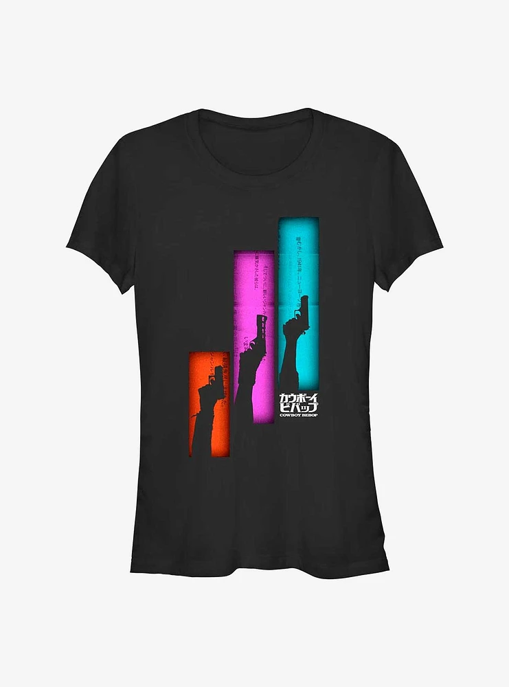 Cowboy Bebop Gun Panels Girl's T-Shirt