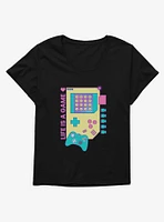 Vaporwave Life Is A Game Girls T-Shirt Plus