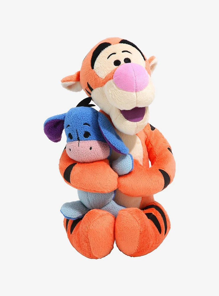 Disney Winnie the Pooh Tigger Holding Eeyore 10 Inch Plush