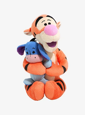 Disney Winnie the Pooh Tigger Holding Eeyore 10 Inch Plush