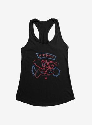 Magic: The Gathering Rat Ninja Biker Logo Womens Tank Top
