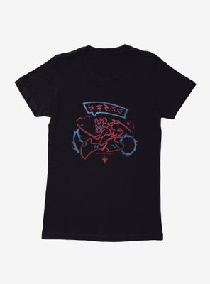 Magic: The Gathering Rat Ninja Biker Logo Womens T-Shirt