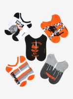 Child's Play Chucky Icons Orange No-Show Socks 5 Pair