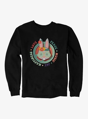 emoji Hippie Bunny Sweatshirt