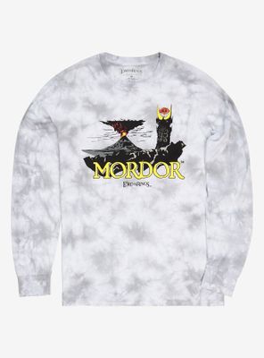 the Lord of Rings Mordor Long Sleeve Tie-Dye T-Shirt - BoxLunch Exclusive