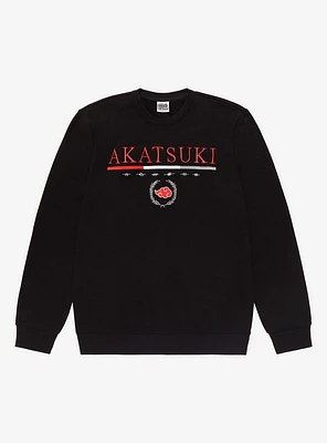 Naruto Shippuden Akatsuki Cloud Crest Crewneck - BoxLunch Exclusive