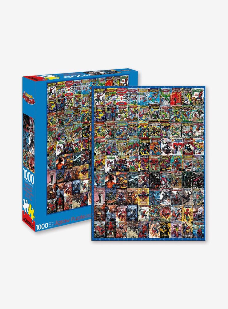 Marvel Spider-Man Comic Book Covers 1000-Piece Puzzle