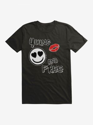 Emoji Young and Free T-Shirt