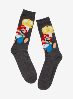 Super Mario Cube Crew Socks