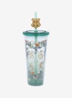 Harry Potter Hogwarts Floral Acrylic Travel Cup