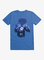 E.T. 40th Anniversary Flying Bicycle Woods Graphic T-Shirt